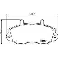 Тормозные колодки, дисковые, комплект BELACO 1194463273 RNSA14G 23 302 BV1292