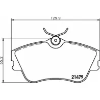 Тормозные колодки, дисковые, комплект BELACO YTZJU 1194463426 BV970 21 479