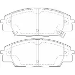 Тормозные колодки, дисковые, комплект OMNICRAFT 1194463680 HAMZ2001EN 2135188 HA MJ2K021FUAA