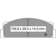 Тормозные колодки, дисковые, комплект VEMA 5LZD45 831570 1194463778 20 564