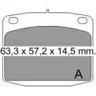 Тормозные колодки, дисковые, комплект VEMA 1194463848 832270 XUD3K 20 643