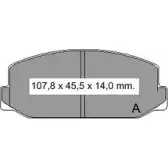 Тормозные колодки, дисковые, комплект VEMA 1194463850 205 99 ZSBIKY 832290