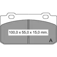 Тормозные колодки, дисковые, комплект VEMA 833130 38ZM5 1194463940 209 44
