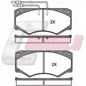 Тормозные колодки, дисковые, комплект CASALS R6P6L BKM156 1194481729 2 0465