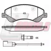 Тормозные колодки, дисковые, комплект CASALS D1528-8736 244 85 BKM485 1194481814