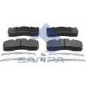 Тормозные колодки, дисковые, комплект SAMPA 096.619 29203 1194500447 2 9173