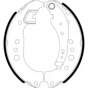 Тормозные колодки, комплект HELLA PAGID ZWBKCG 8DB 355 022-281 H182 4 1194511881