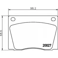 Тормозные колодки, дисковые, комплект COBREQ 200 27 724D4 N-401 1194554095