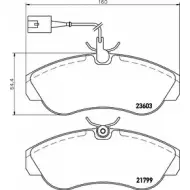 Тормозные колодки, дисковые, комплект COBREQ 21 799 1194554182 23603 N-566