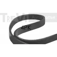 Приводной ремень, поликлиновой TREVI AUTOMOTIVE Daewoo RP K4PK834 SK4PK834 4PK834