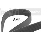 Приводной ремень, поликлиновой TREVI AUTOMOTIVE SK6PK1437 RPK6PK14 37 Citroen Jumpy 1 (U6U) Минивэн 1.9 D 70 69 л.с. 1998 – 2003 6PK1437