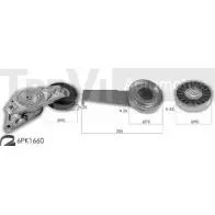 Поликлиновой ременный комплект TREVI AUTOMOTIVE KA1018 RPK3523A/1 KA 575 Citroen