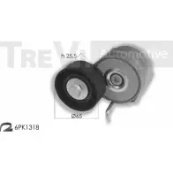 Поликлиновой ременный комплект TREVI AUTOMOTIVE Opel Meriva (A) 1 Минивэн 1.3 CDTI (E75) 75 л.с. 2003 – 2010 KA 806 RPK3595A/2 KA1073