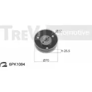 Комплект роликов, поликлиновой ремень TREVI AUTOMOTIVE KA1081F RPK360 5AF 1194567831 SK3605AF