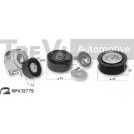 Поликлиновой ременный комплект TREVI AUTOMOTIVE KA1198 RPK3 731A SK3731A 1194568263