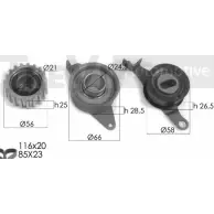 Комплект ремня ГРМ TREVI AUTOMOTIVE 1987948052 Ford Orion 3 (EA, GAL) Седан 1.8 D 60 л.с. 1990 – 1993 097338/3 KD1124