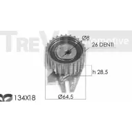 Комплект ремня ГРМ TREVI AUTOMOTIVE KD1127 Fiat Bravo (182) 1 Хэтчбек 1.4 (182.AA) 80 л.с. 1995 – 2001 1987948664 097993