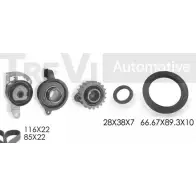 Комплект ремня ГРМ TREVI AUTOMOTIVE KD1157S SK3144DS Ford Fiesta 4 (DX, JA, JB) Хэтчбек 1.8 D 60 л.с. 1995 – 2000 R PK3144DS
