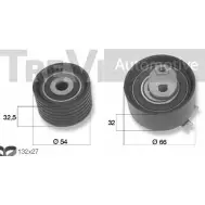 Комплект ремня ГРМ TREVI AUTOMOTIVE K D830 Renault Megane (KM) 2 Универсал 1.6 16V 112 л.с. 2006 – 2009 RPK3165D/2 KD1185