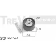 Комплект ремня ГРМ TREVI AUTOMOTIVE 1987948925 KD1202 097339/7 1194569721