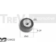 Комплект ремня ГРМ TREVI AUTOMOTIVE 1194569762 KD1208 097992 1987948910