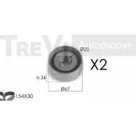 Комплект ремня ГРМ TREVI AUTOMOTIVE 097998/18 Fiat Ducato (230) 1 Фургон 2.8 TD 4x4 122 л.с. 1998 – 2001 KD1220 1987948901