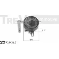 Комплект ремня ГРМ TREVI AUTOMOTIVE 1194570162 KD1262 323 1319 KD400