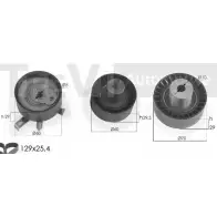 Комплект ремня ГРМ TREVI AUTOMOTIVE KD1281 RPK3257D/1 KD 422 1194570289