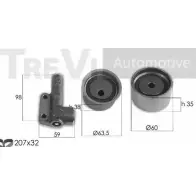 Комплект ремня ГРМ TREVI AUTOMOTIVE Hyundai Sonata (EF) 4 Седан 2.5 V6 24V 160 л.с. 1998 – 2001 RPK3343D/1 KD1369 K D823