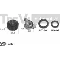 Комплект ремня ГРМ TREVI AUTOMOTIVE Toyota Hilux (N140, 50, 60, 70) 6 Пикап 2.4 D (LN150. LN145) 75 л.с. 1997 – 2005 R PK3383DS1 KD1409S SK3383DS1