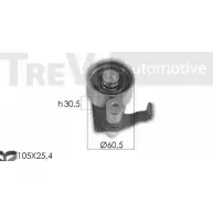 Комплект ремня ГРМ TREVI AUTOMOTIVE K D846 RPK3385D KD1410 1194570834