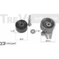 Комплект ремня ГРМ TREVI AUTOMOTIVE KD1427 KD 904 Opel Insignia (A) 1 Хэтчбек 2.0 Biturbo CDTI 4x4 (68) 190 л.с. 2009 – 2011 RPK3405D