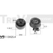 Комплект ремня ГРМ TREVI AUTOMOTIVE RPK3 438D KD1456 SK3438D 1194570999