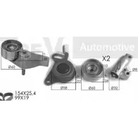 Комплект ремня ГРМ TREVI AUTOMOTIVE RP K3448D KD1466 SK3448D Mitsubishi L200 4 (KB4T) Пикап 2.5 DI D (KA4T) 167 л.с. 2007 – 2015