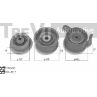 Комплект ремня ГРМ TREVI AUTOMOTIVE SK3489D RPK34 89D Mitsubishi Galant 7 (E52A) Седан 2.0 GLSTD (E57A) 90 л.с. 1992 – 1996 KD1505