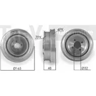 Шкив коленвала TREVI AUTOMOTIVE P934 PC1042 Fiat Ducato (244) 2 Автобус 2.3 JTD 110 л.с. 2002 – 2025 FI1 841
