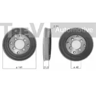 Шкив коленвала TREVI AUTOMOTIVE Ford Fiesta 4 (DX, JA, JB) Хэтчбек 1.8 D 60 л.с. 1995 – 2000 FO8081 4218 R001 PC1057