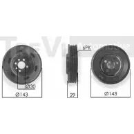 Шкив коленвала TREVI AUTOMOTIVE Audi TT (8N9) 1 Кабриолет 1.8 T Quattro 224 л.с. 1999 – 2006 P111 1 RPK090012 PC1175