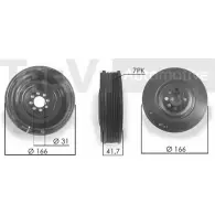 Шкив коленвала TREVI AUTOMOTIVE PC1234 SK028033 RPK02803 3 Audi A8 (D3) 2 2002 – 2009