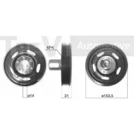 Шкив коленвала TREVI AUTOMOTIVE RPK060 660 PC1257 Opel Astra (J) 4 Хэтчбек 1.4 68 100 л.с. 2009 – 2015 SK060660