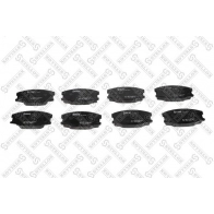Тормозные колодки дисковые, комплект STELLOX 8 FX4ZZZ 3601809 4057276085343 1048 000B-SX