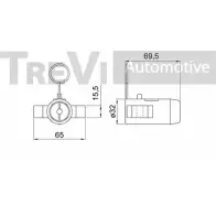 Успокоитель, зубчатый ремень TREVI AUTOMOTIVE Kia Magentis TD1725 RPK009158 D98 9