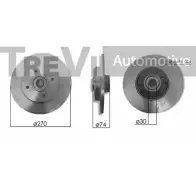 Ступичный подшипник, комплект TREVI AUTOMOTIVE WB2223 Citroen C4 Grand Picasso 1 (UA, PF2) Минивэн 1.6 16V 150 л.с. 2008 – 2013 SK20059 RP K20059