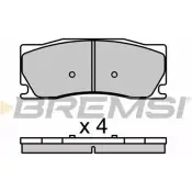 Тормозные колодки, дисковые, комплект BREMSI 5KSLLK3 SPB6 98 1194742629 BP3698