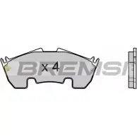 Тормозные колодки, дисковые, комплект BREMSI 243 09 SPB716 1194742650 BP3716