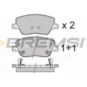Тормозные колодки, дисковые, комплект BREMSI 2239 7 BP3735 1194742674 22398