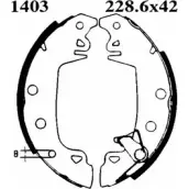 Комплект тормозов, барабанный тормозной механизм BSF 6Y7B5F0 06 088 1194744531 6088