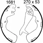 Комплект тормозов, барабанный тормозной механизм BSF 6619 066 19 1194744995 PC3ZQBC