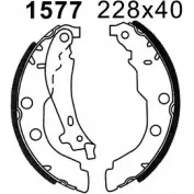 Комплект тормозов, барабанный тормозной механизм BSF IC7DPM 1194745160 073 21 7321