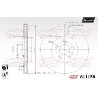Тормозной диск MAXTECH 1194800132 81115 8 59DRRD 811158.6060